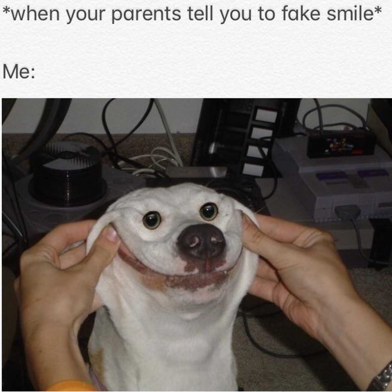 Fake Smile Meme - IdleMeme.
