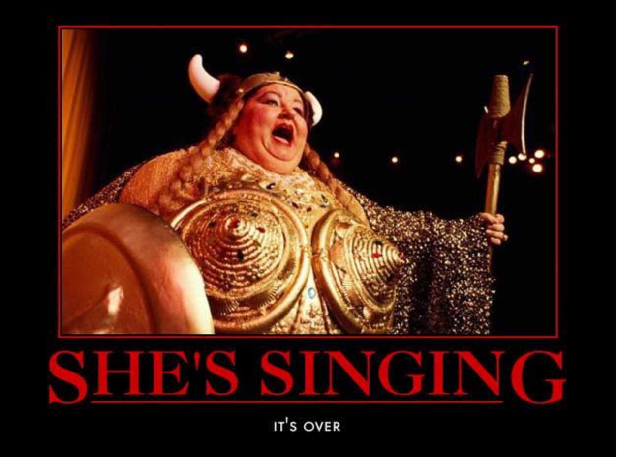 Fat Lady Singing Meme - IdleMeme.