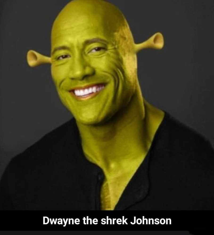 among us dwayne the rock johnson sus face meme on Make a GIF