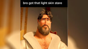 Light Skin Stare Meme