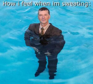 Sweating Meme