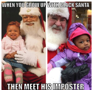Black Santa Meme