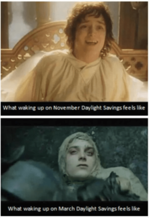 Daylight Savings Meme